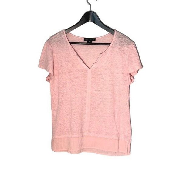 Sanctuary Clothing Womens Burnout‎ Basic T-Shirt Pink Medium - Picture 2 of 8